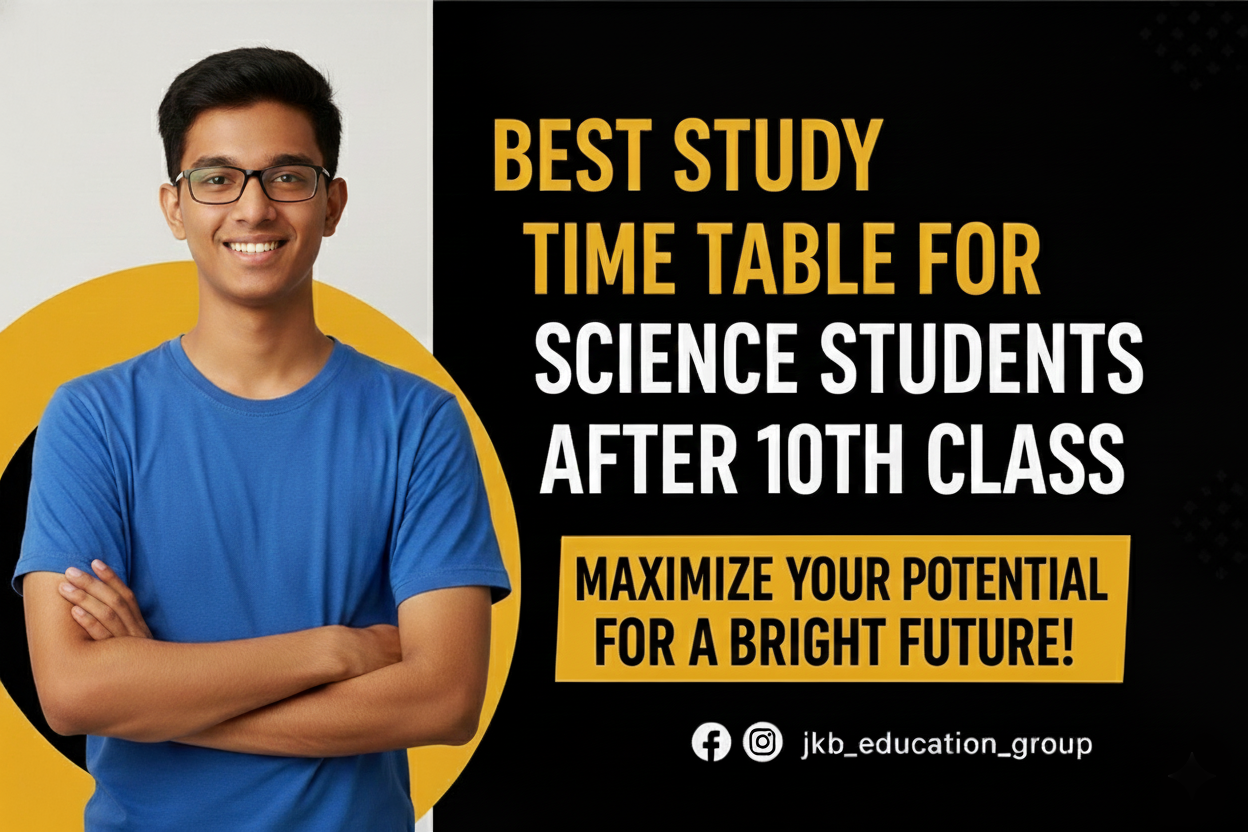 Best Study Time Table for Science Students After 10th Class