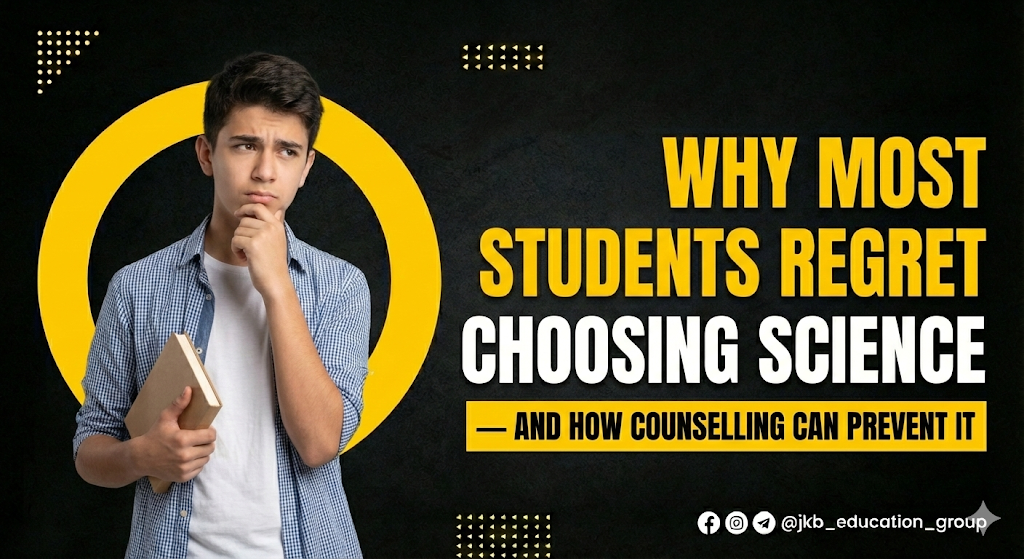 Why Most Students Regret Choosing Science — and How Counselling Can Prevent It